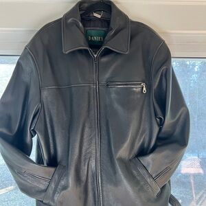 Danier Black Leather Jacket